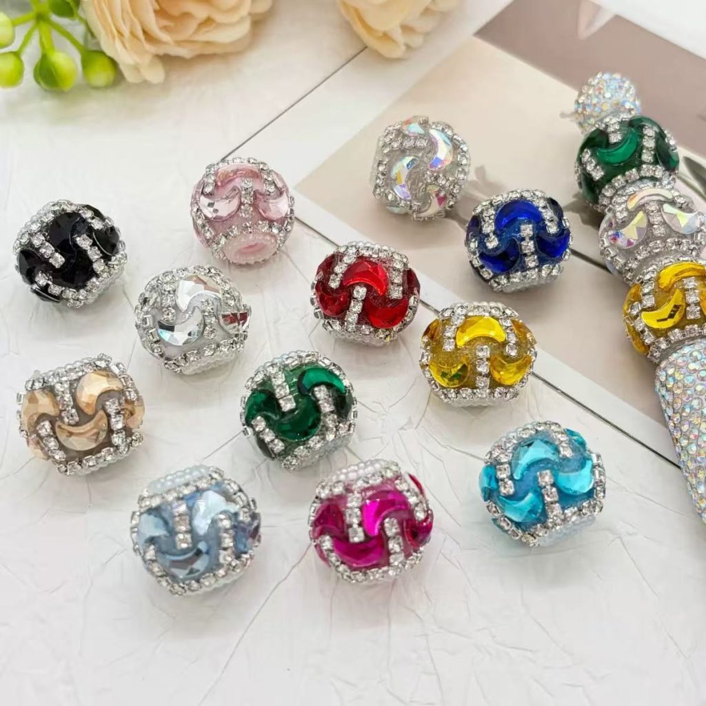 heavy-duty moon crystal glass diamond ball beads